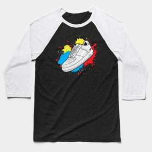 Force Retro White Sneaker Baseball T-Shirt